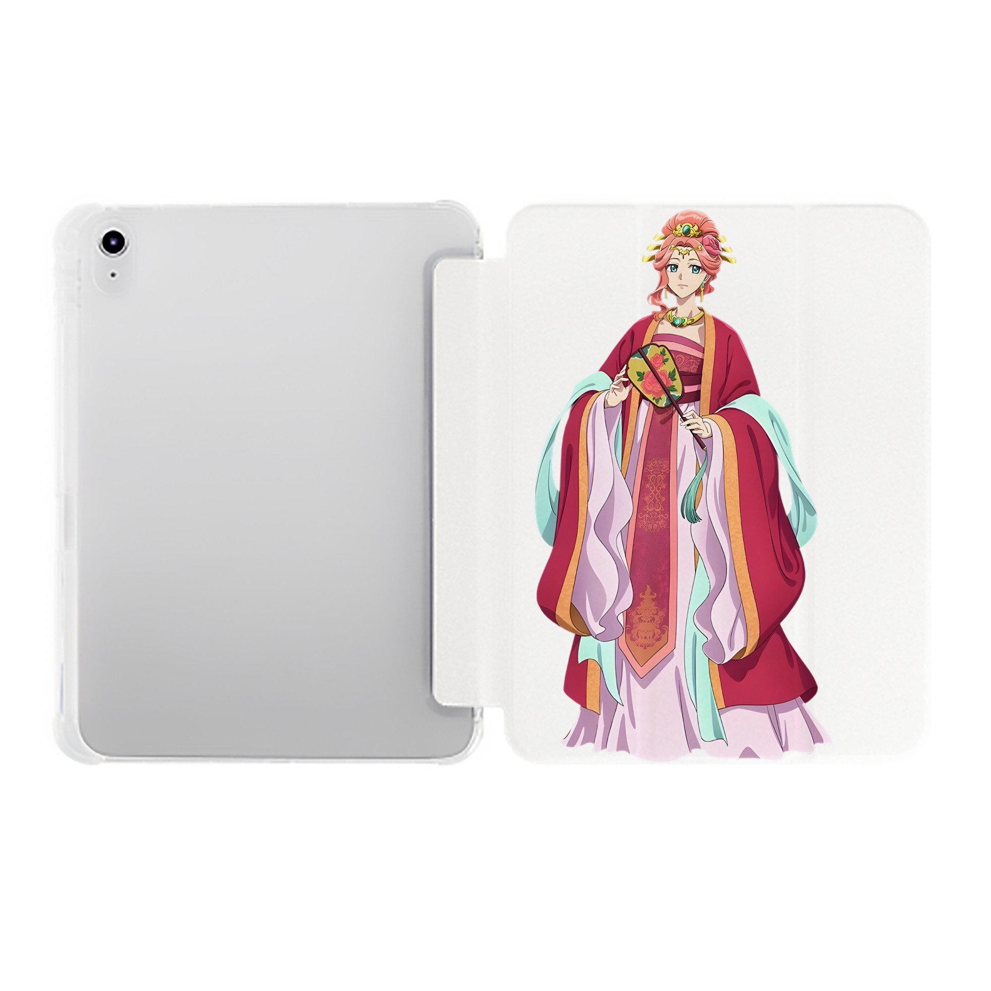 （画像用） 薬屋のひとりごと The Apothecary Diaries IPad ケース ペン収納付き 三つ折りスタンド PUレザー×シリコン 対応機種9.5/10.5/10.9インチ